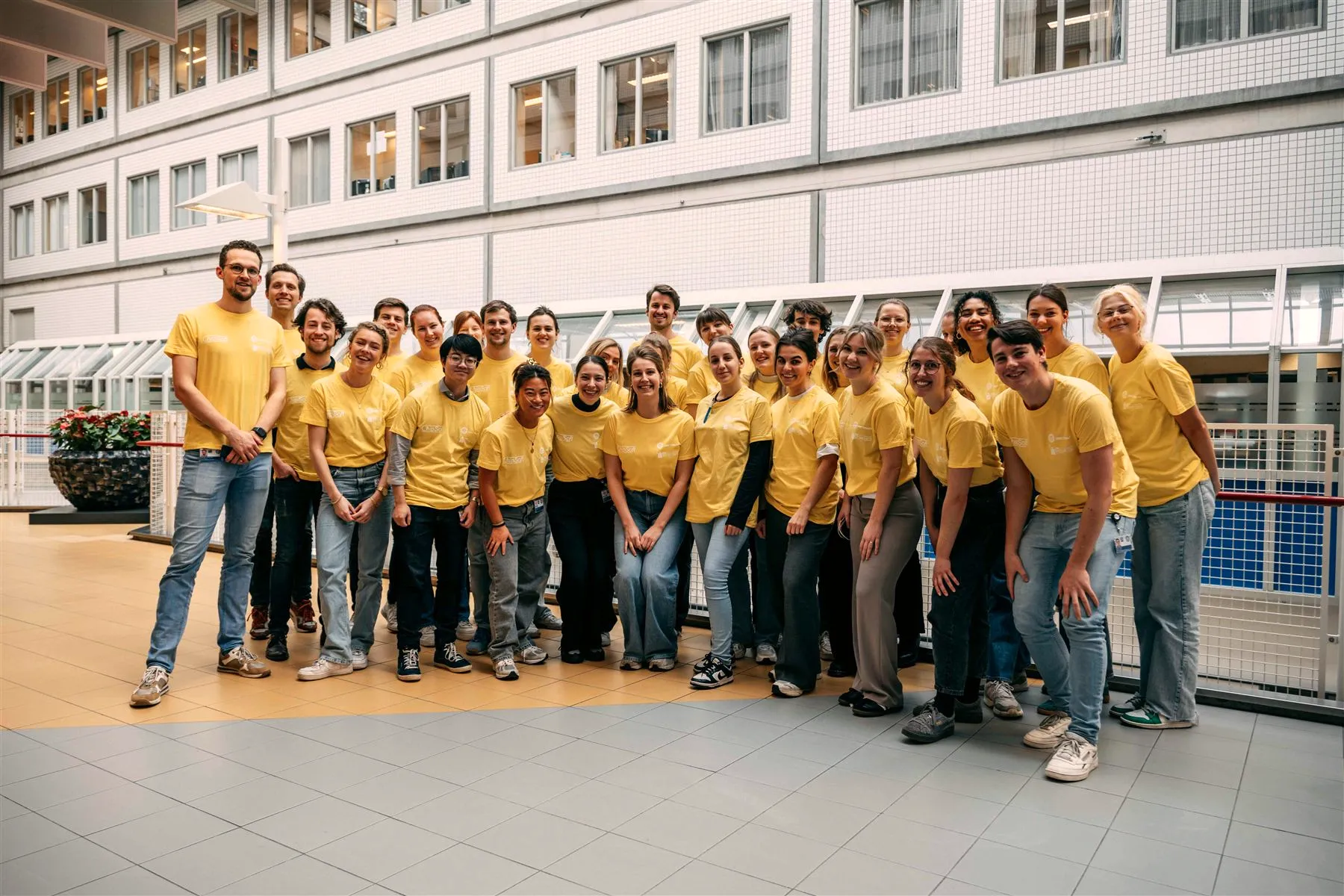 Floorsupport-team van Young KINASE in het ziekenhuis, klaar voor een go-live